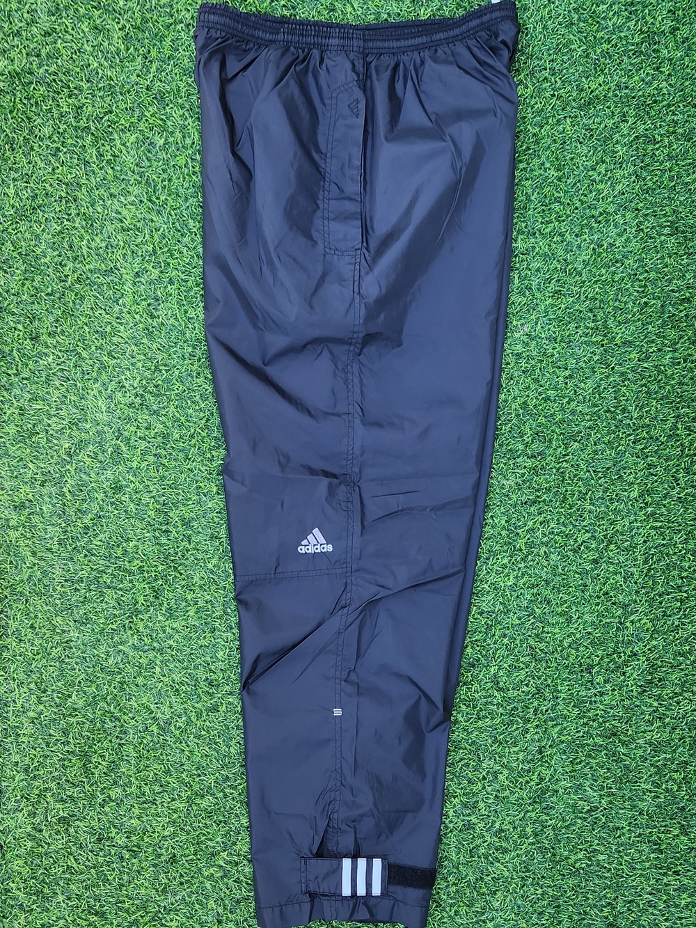adidas Black Track Pants with Reflective Stripes Size XL